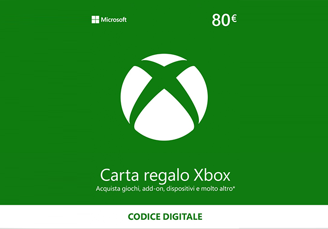 Microsoft Xbox Carta Regalo 80€