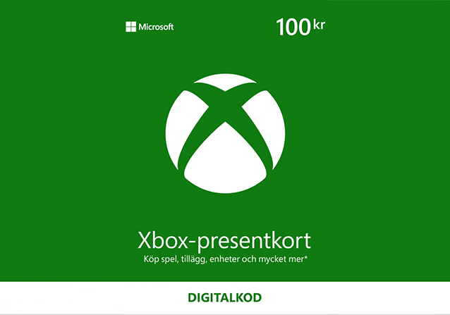 Microsoft Xbox Live Presentkort 100 SEK