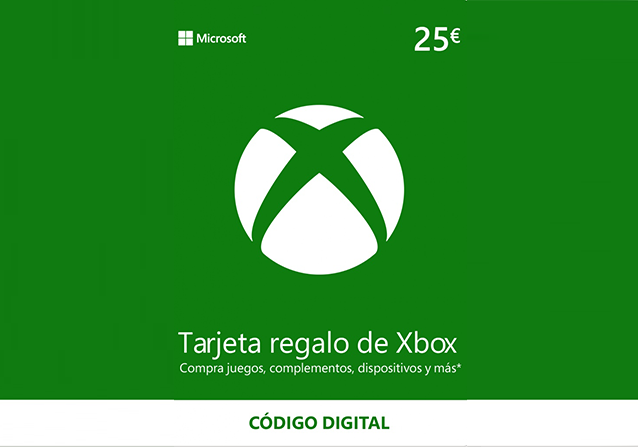 Microsoft Xbox Live Tarjeta Regalo 25€