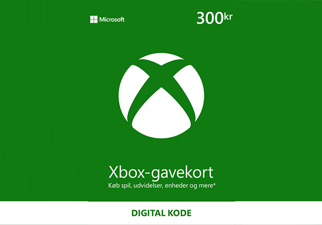 Microsoft Xbox Live Gavekort 300 DKK