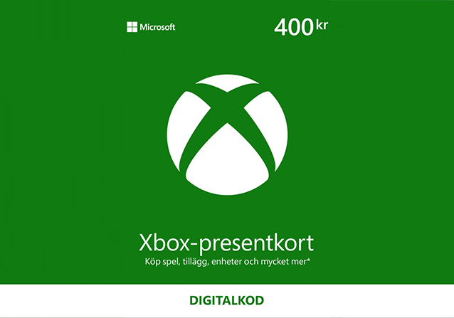Microsoft Xbox Live Presentkort 400 SEK