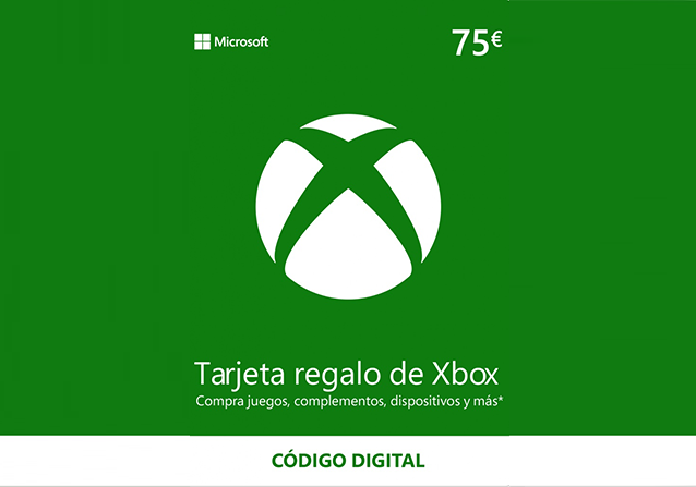 Microsoft Xbox Live Tarjeta Regalo 75€