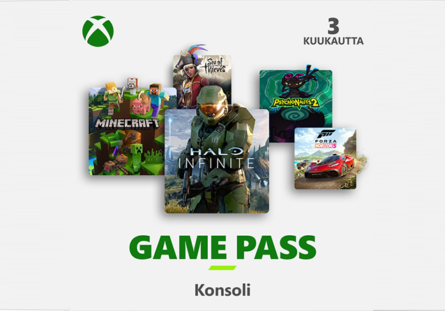 Microsoft Xbox Game Pass 3 Kk Jäsenyys
