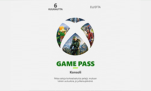 Microsoft Xbox Game Pass 6 Kk Jäsenyys
