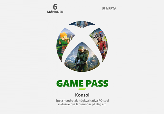 Microsoft Xbox Game Pass 6 Månader